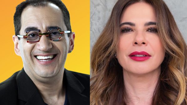 Jorge Kajuru detonou a apresentadora Luciana Gimenez durante entrevista à Youtuber Antonia Fontenele (Foto: Montagem/Reprodução/Divulgação)