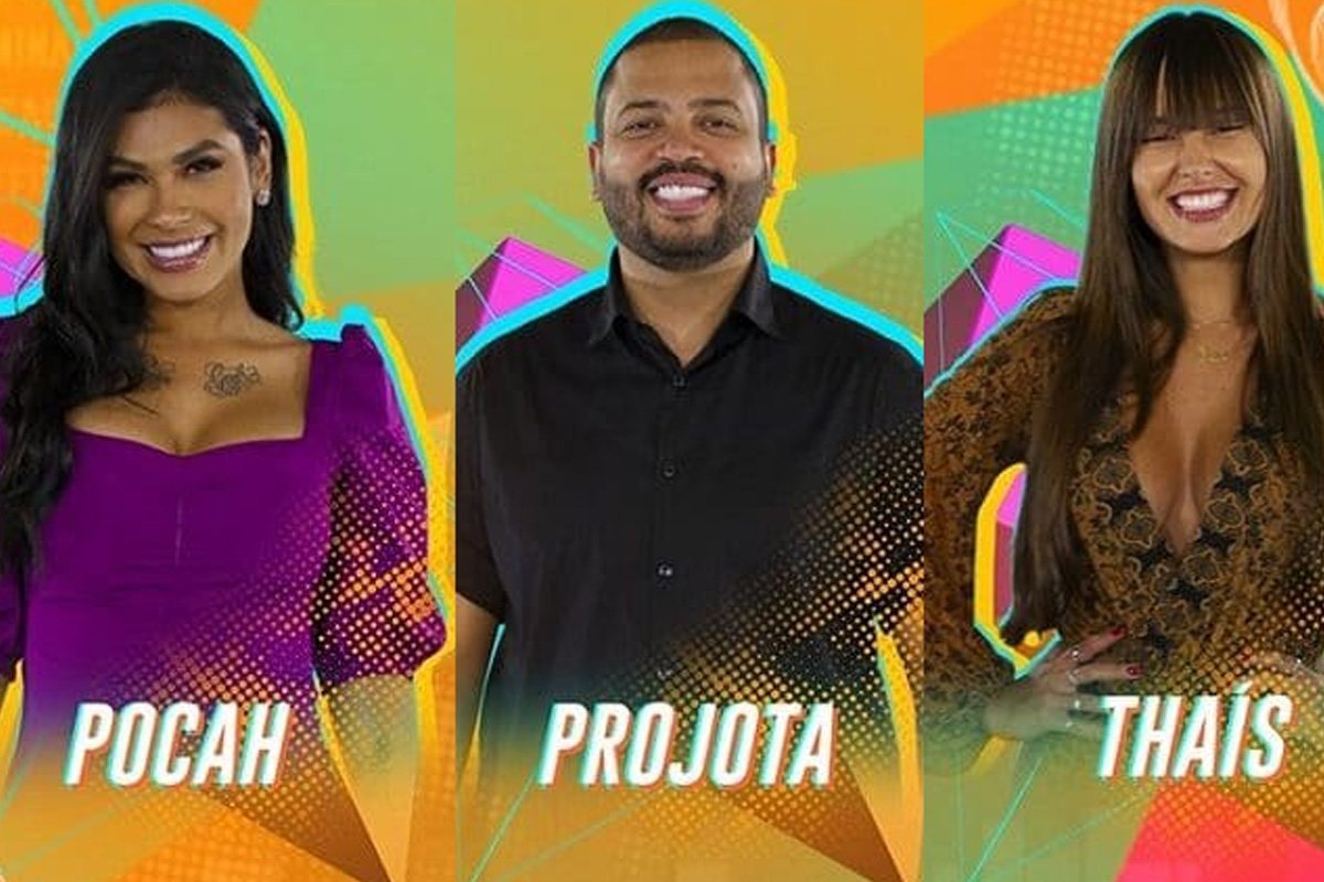 Pocah, Projota e Thaís no Paredão do BBB 21