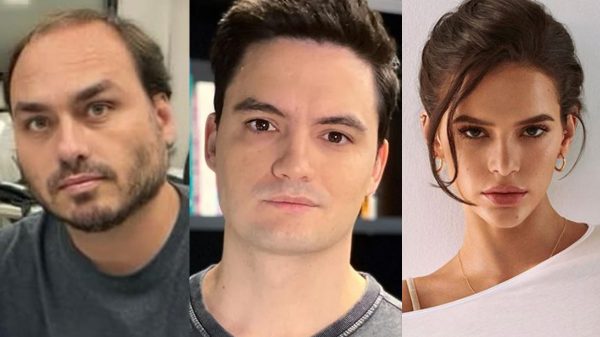 Carlos Bolsonaro, Felipe Neto e Bruna Marquezine