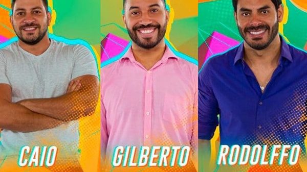 O próximo paredão do BBB 21 vai excluir Caio, Gil ou Rodolffo da disputa