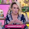 Ana Maria Braga dançou o "quadradinho" no programa Mais Você desta quinta e divertiu os fãs (Foto: Reprodução/TV Globo)