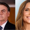 Jair Bolsonaro criticou Ivete Sangalo em coletiva após receber alta de hospital (Foto: Reprodução Instagram/Divulgação)