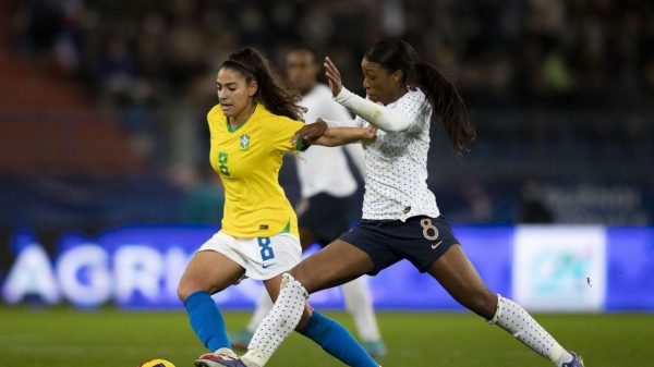 Seleção brasileira feminina de futebol saiu na frente no placar, mas cedeu virada para França (Lucas Figueiredo/CBF)