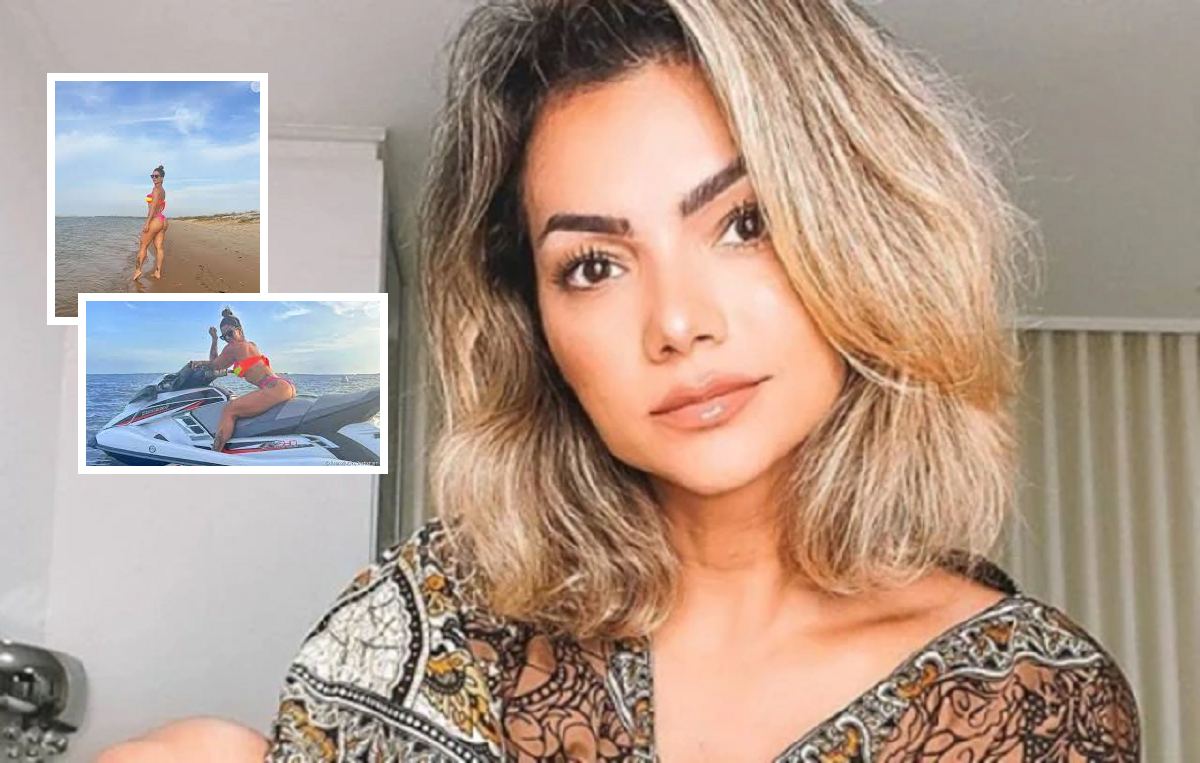 Kelly Key colocou fio dental e vai dar passeio de Jet Ski (Reprodução)