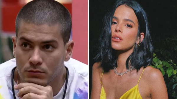 Marquezine curtiu post contra Arthur Aguiar (Montagem/Reprodução)