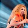 Rosto de Joelma em show deixa fãs preocupados com a saúde da cantora (Reprodução)