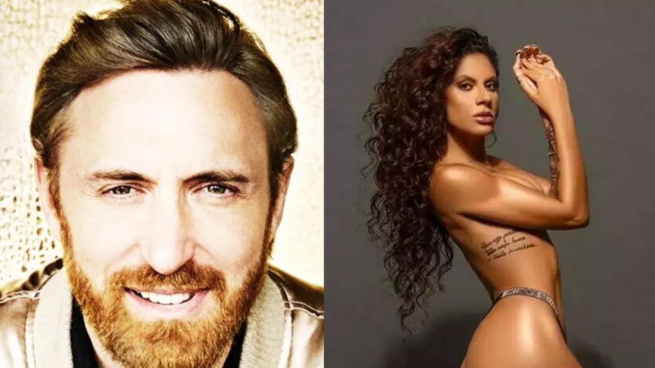 David Guetta curte Ibiza ao lado da bela brasileira Cristina Mendonça (Montagem/Divulgação/Reprodução)