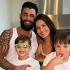 Gusttavo Lima e Andressa Suita em registro da festa em família dos 4 anos de Samuel (Instagram)