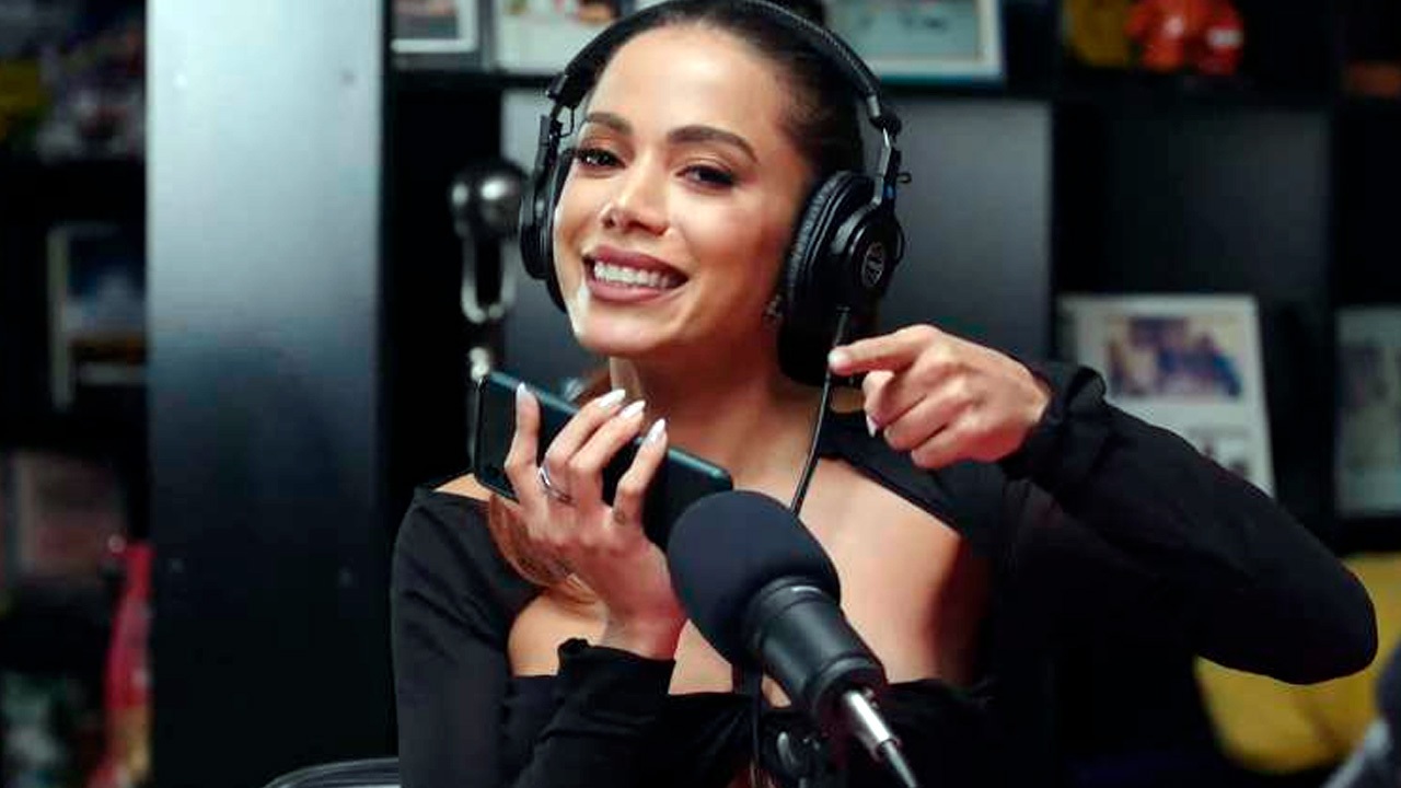 Anitta reproduziu áudio que recebeu de Lula durante participação no podcast "PodDelas" (Reprodução)