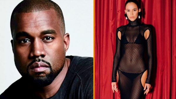 Kanye West ficou impressionado com desfile de Bruna Marquezine em Londres (Montagem/Reprodução)