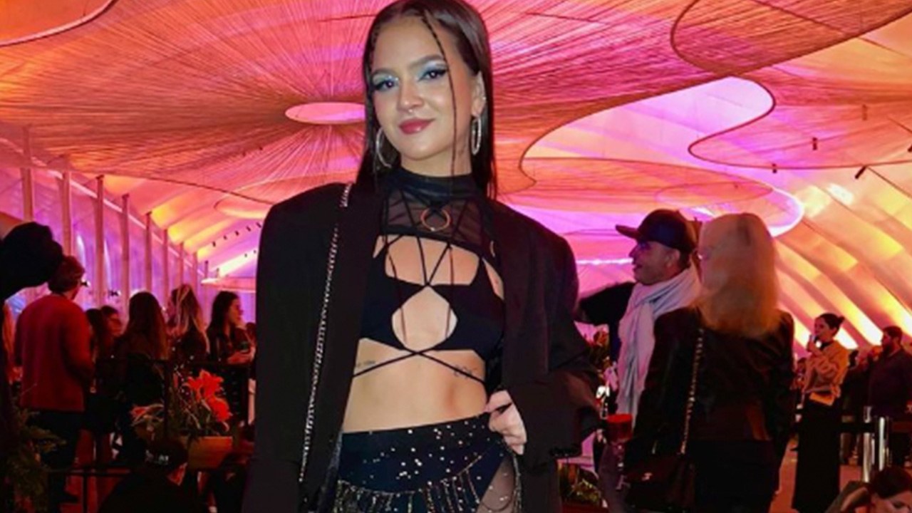 Mel Maia aposta em look ousado para curtir o Rock In Rio (Instagram)