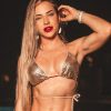 Gabi Martins mostra corpo perfeito em clique com biquíni brilhante (Instagram)