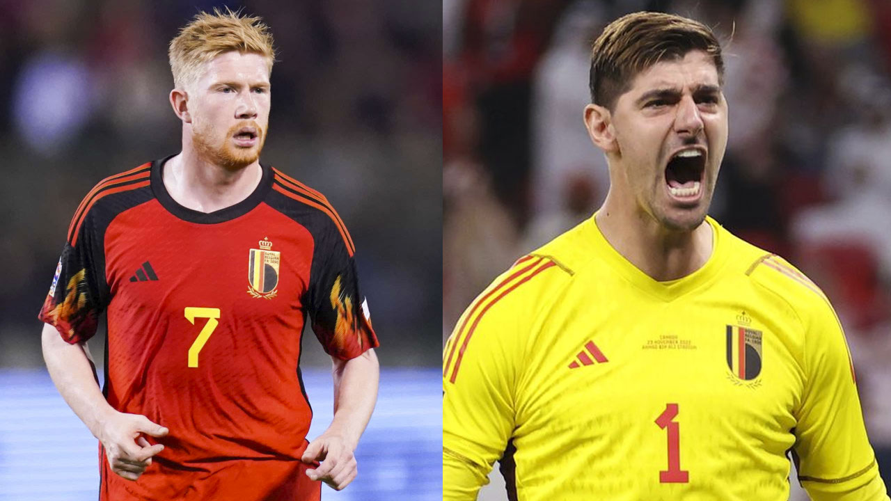 Kevin DeBruyne e Courtois são destaques da seleção da Bélgica na Copa (Montagem/Reprodução)