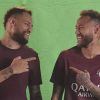 Eigon Oilver, o sósia do Neymar, vive dias de glória no Catar (Instagram)