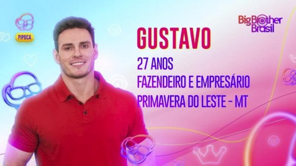 Gustavo já chega no BBB com uma grande quantidade de seguidores (Instagram)