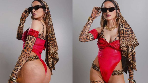 Anitta ostenta beleza em fantasia de carnaval e encanta seguidores (Montagem/Instagram)