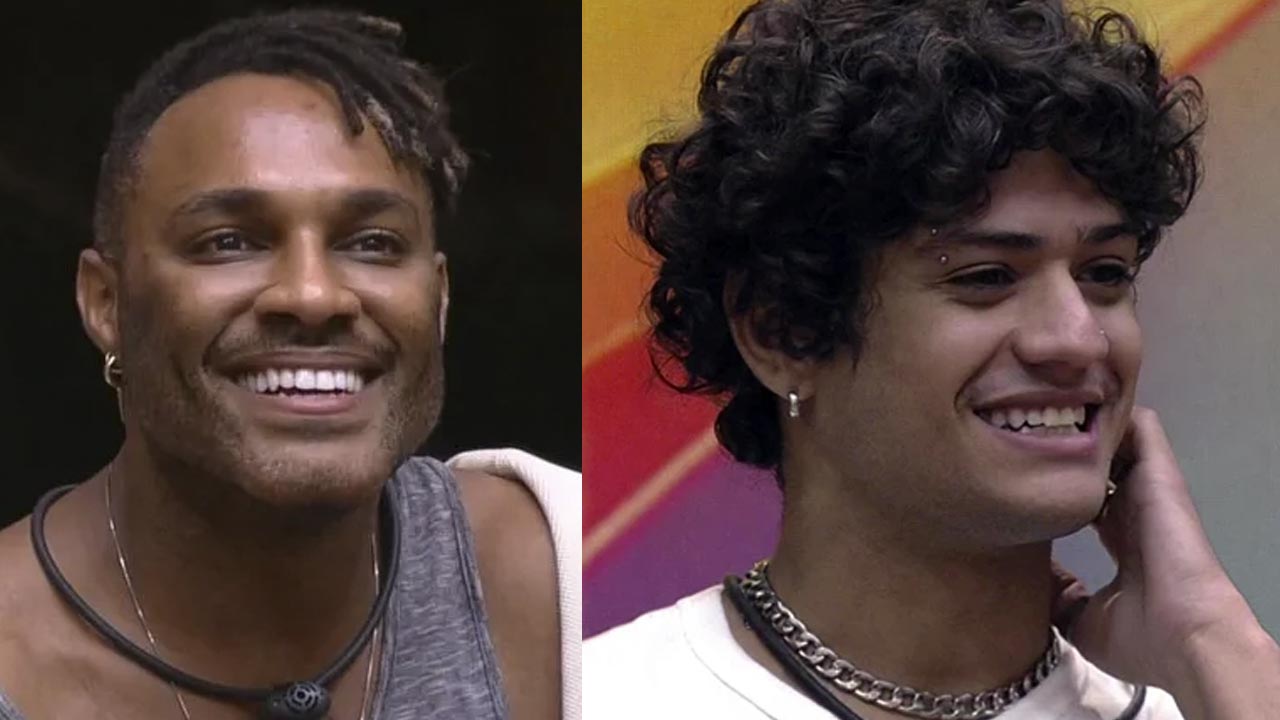 Fred Nicácio está "de olho" em Gabriel Santana no BBB 23 (Montagem/Reprodução)