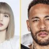 Lisa, do Blackpink, surgiu em foto com Neymar nas redes e ganhou elogios dos fãs (Montagem/Reprodução)