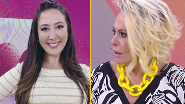 A repórter Juliane Massaoka causou climão ao vivo com Ana Maria Braga e virou assunto (Montagem/Reprodução)