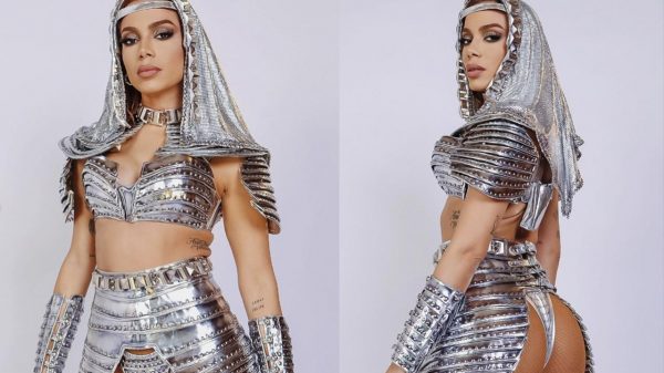 Anitta eleva clima com beleza em look para a folia em Salvador (Montagem/Instagram)