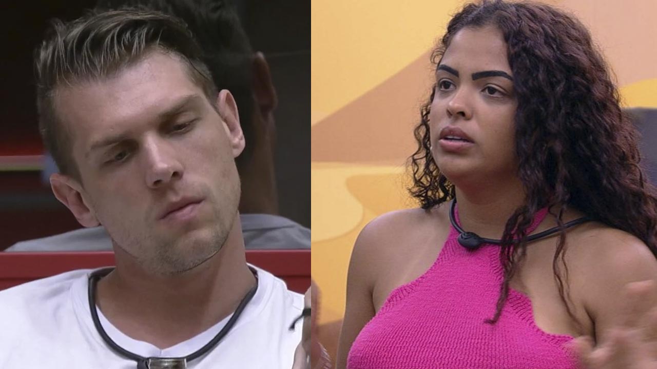 Cristian e Paula entraram em rota de colisão no BBB 23 (Montagem/Reprodução)