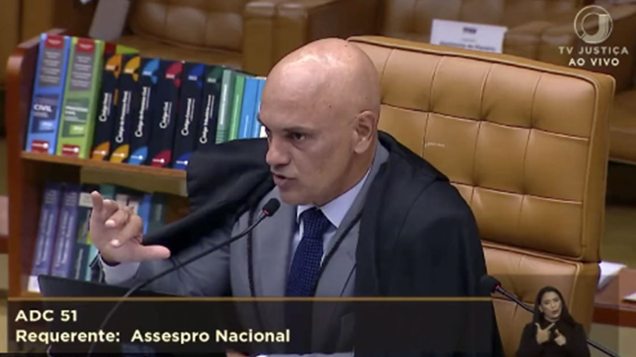 Alexandre de Moraes brinca com Dias Toffoli: "Palmeiras não tem mundial"