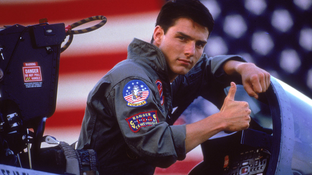 Tom Cruise é protagonista do megasucesso "Top Gun"