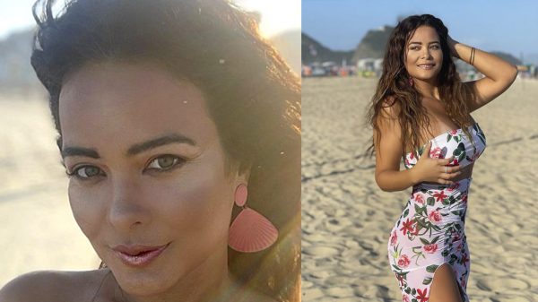 Geisy Arruda atraiu olhares em dia de praia (Instagram)