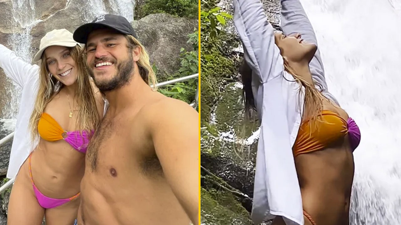 Isabella Santoni e Caio Braz esbanjam beleza e interagem com a natureza (Instagram)