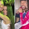 Bia Michelle trocou mensagens com Neymar enquanto namorava MC Gui (Montagem/Reprodução)