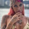 A rapper e atriz Azzy arrancou suspiros dos seguidores ao divulgar novo clipe (Instagram)