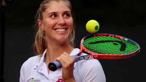 A brasileira Bia Haddad arrasando em Rolland Garros (Foto: Divulgação)