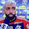 Gabigol abre o verbo e Eric Faria rebate durante entrevista tensa no pós-jogo da Copa do Brasil (Reprodução)