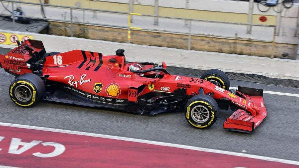 Le Clerc, testando sua Ferrari, a mais tradicional das equipes de Fórmula 1 (Foto: Creative Commons)