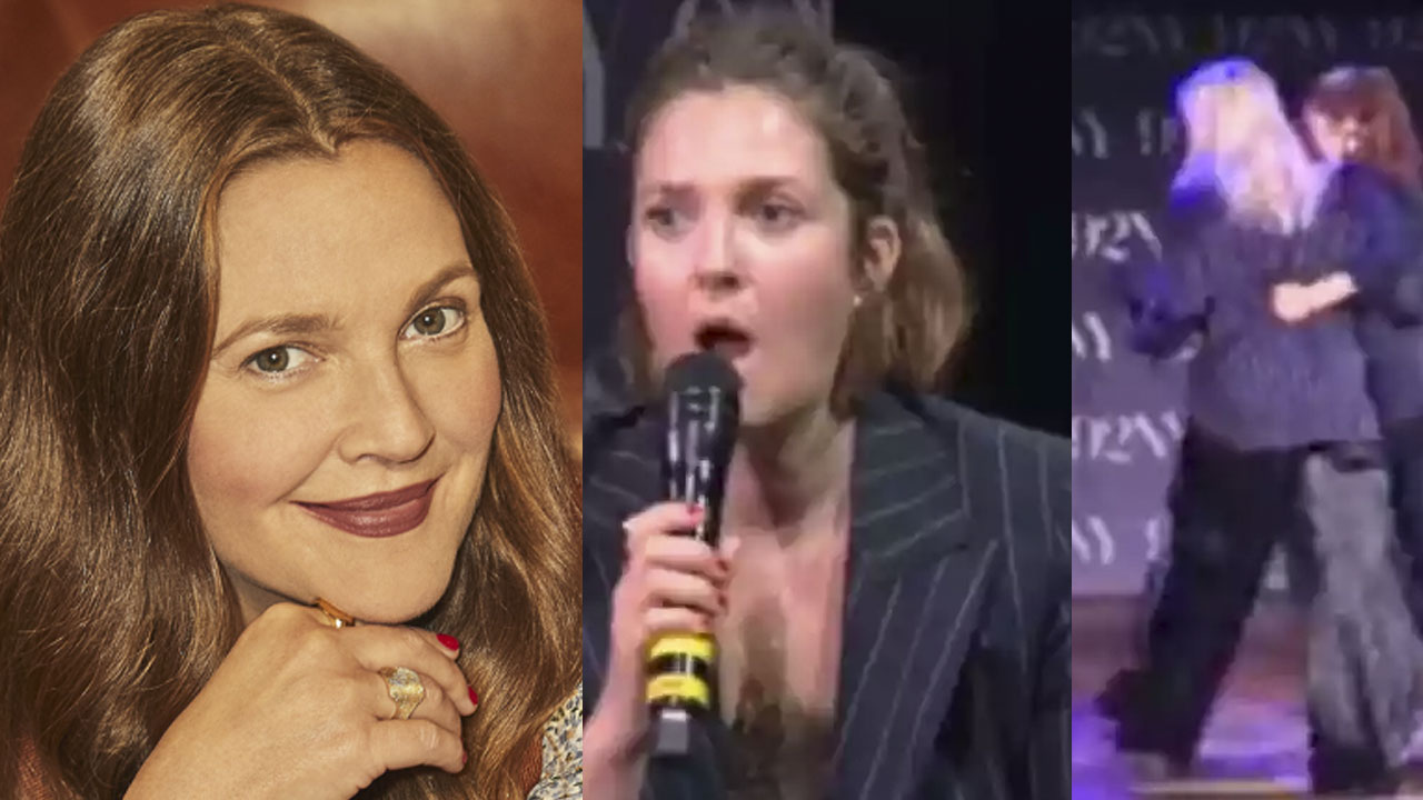 Drew Barrymore passa por grande susto com stalker durante evento em Nova York