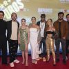 Elenco de "Impuros" na Première da série