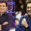 Celso Portiolli quebra protocolo do SBT e manda recado ao vivo para o amigo Faustão