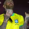 Adam Levine e banda voltam vestindo camisas do Brasil para tocar 'Won't Go Home Without You' acústica (Reprodução/Globoplay)