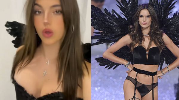 Anja Ambrosio faz sucesso no Tik Tok com fantasia inspirada na mãe, a modelo Alessandra Ambrosio