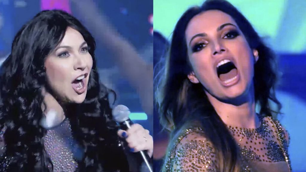 Maria Beltrão e Patrícia Poeta protagonizaram duelo épico na Batalha do Lip Sync do Domingão