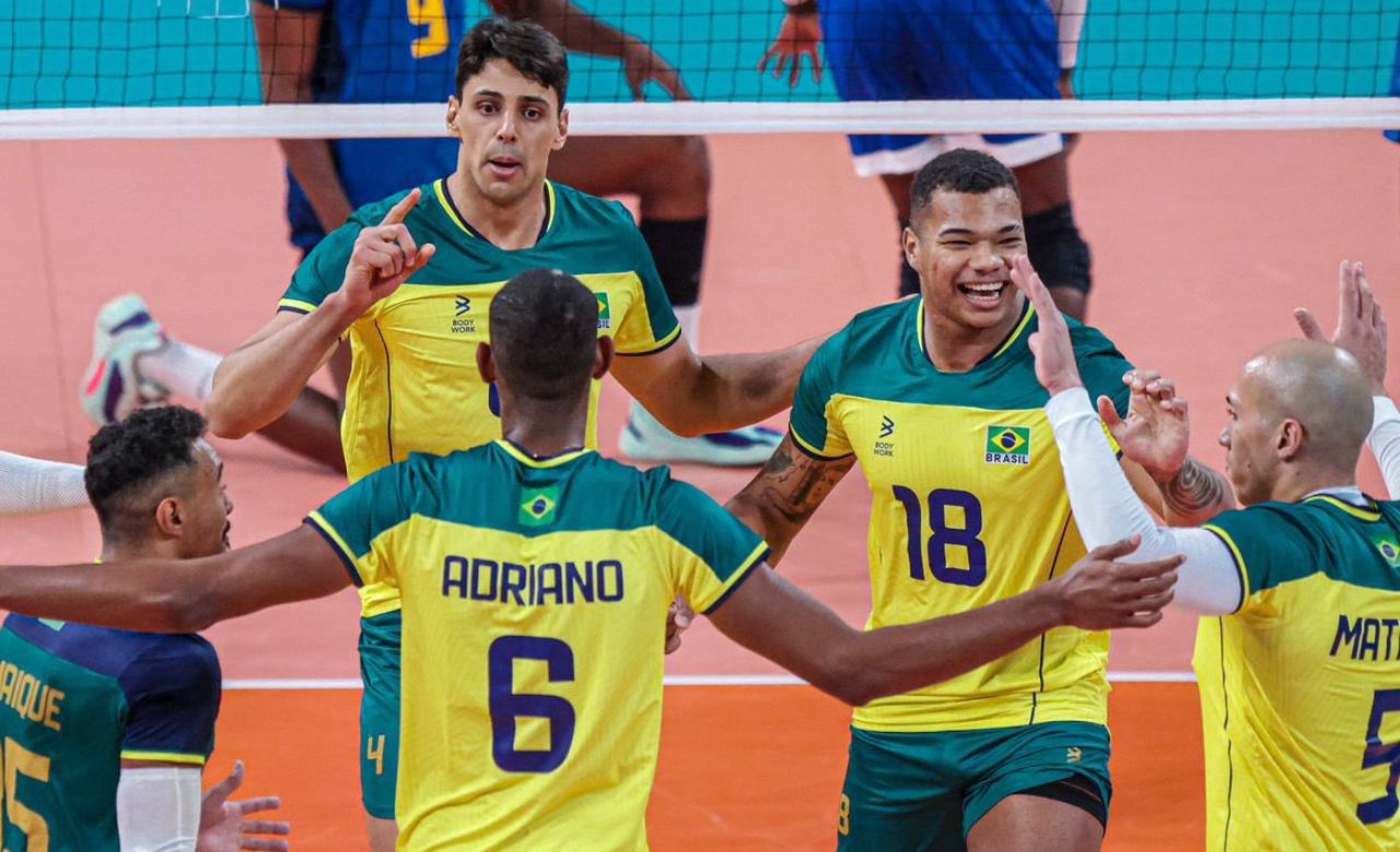 Brasil segue 100% no vôlei do Pan 23