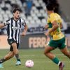 Botafogo em campo contra o Cuiabá no Brasileirão