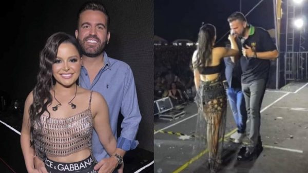 Fernando Mocó pediu Maraisa em casamento e levo público de show ao delírio em Palmas