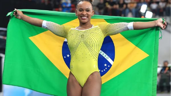 Rebeca Andrade brilha e conquista o ouro no Pan-Americano (Foto: Divulgação/COG)