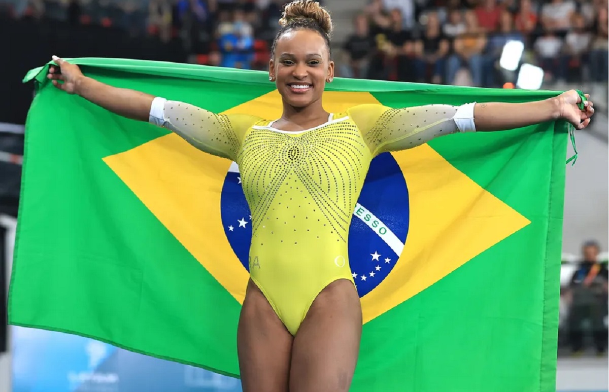 Rebeca Andrade brilha e conquista o ouro no Pan-Americano (Foto: Divulgação/COG)