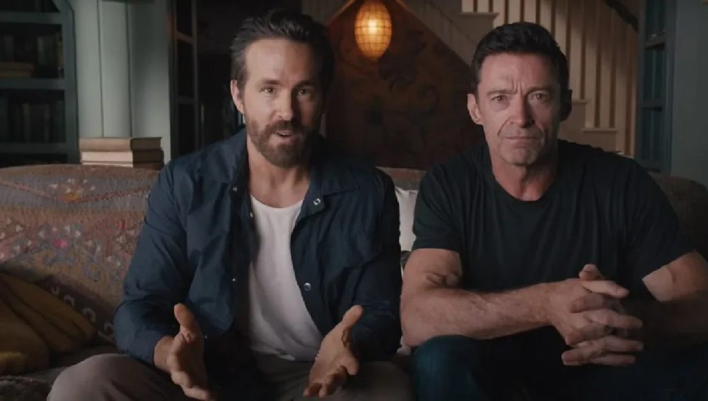 Hugh Jackman e Ryan Reinolds estão em Deadpool 3 (Foto: Reprodução/TV)