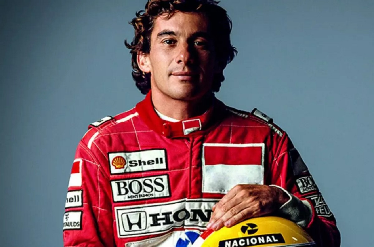 Ayrton Senna na década de '90 quando corria pela McLaren (Foto: Divulgação)