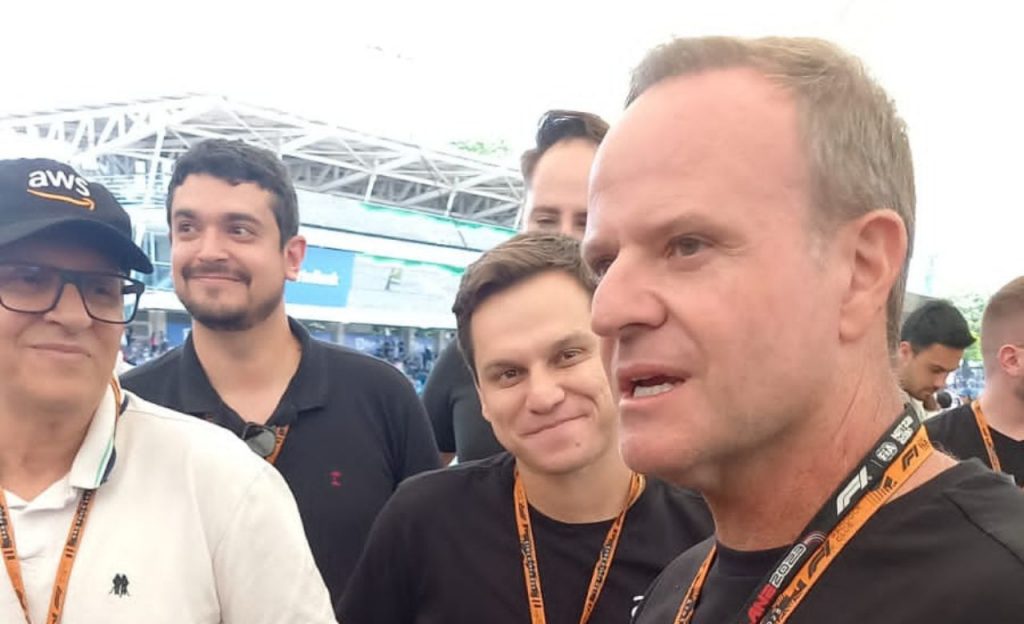 Barrichello nos bastidores da Fórmula 1