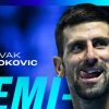 Djokovic está na semifinal do ATP Finals