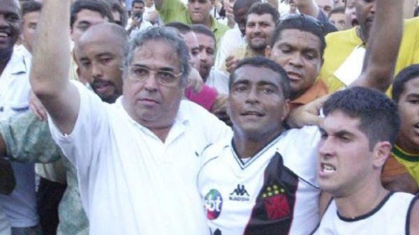 Romário rasgou elogios para Eurico Miranda